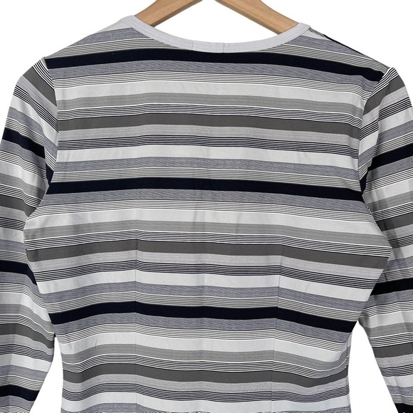 J McLaughlin Dress Womens Small Catalina Cloth Stripe Print Casual Coastal Beach - Picture 7 of 12